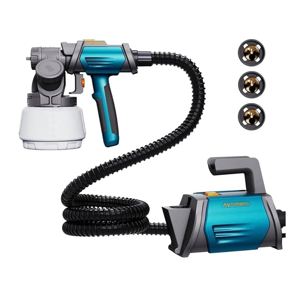 Tilswall Shark 800 800W HVLP Paint Sprayer 1300ml Electric Spray Gun New